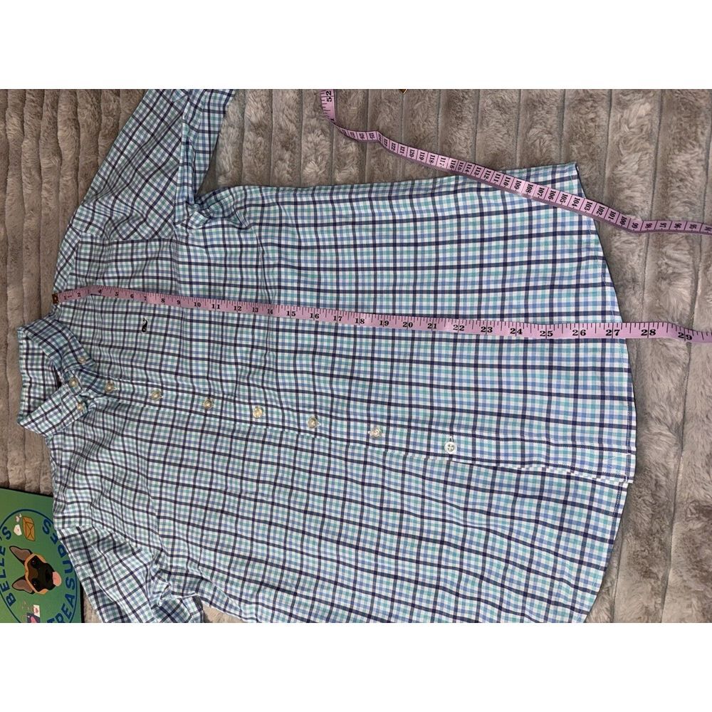 Vineyard Vines Large Classic Fit Whale Shirt Small Plaid Flannel Business Casual - Picture 6 of 7